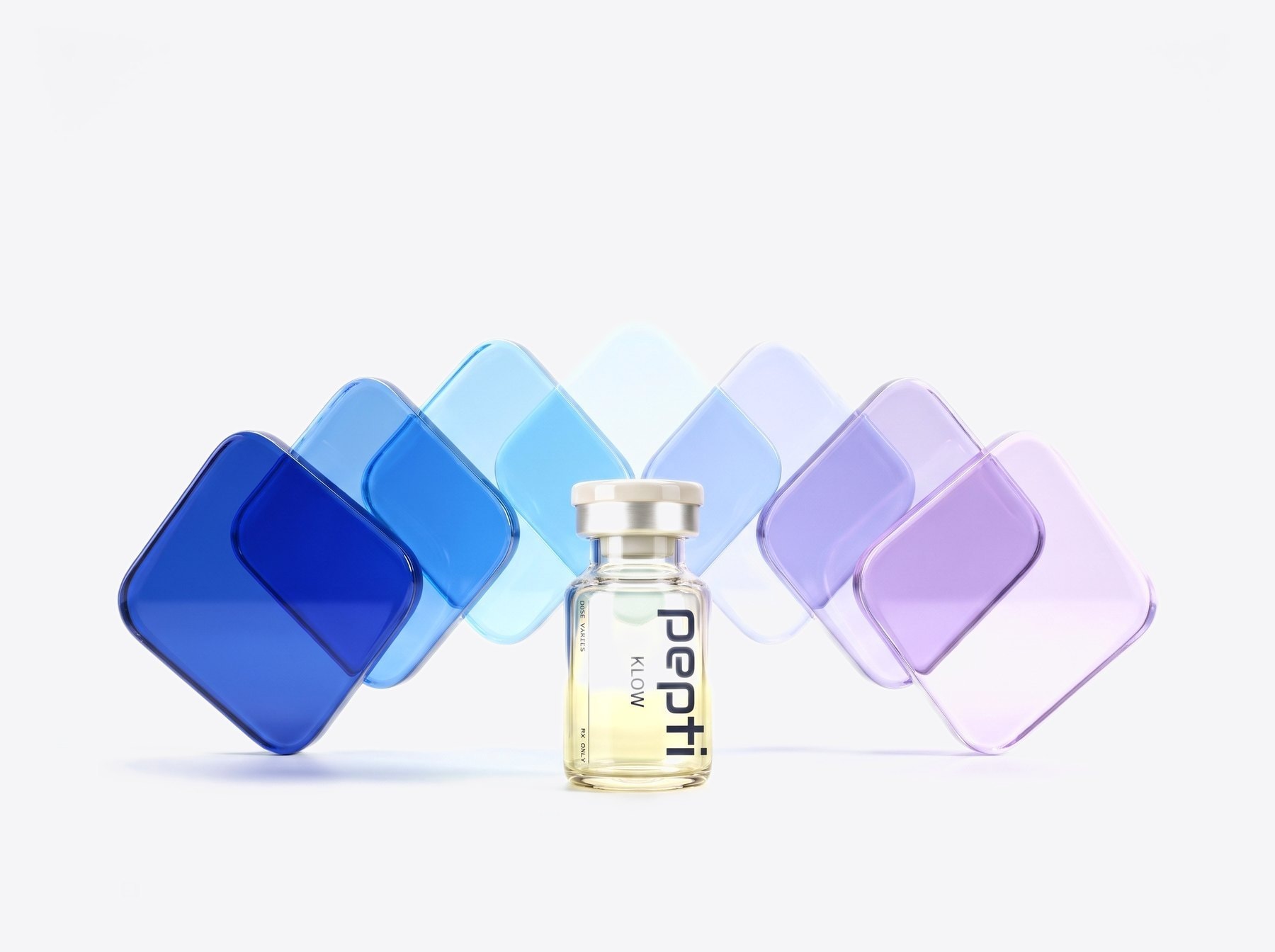 A pepti KLOW vial