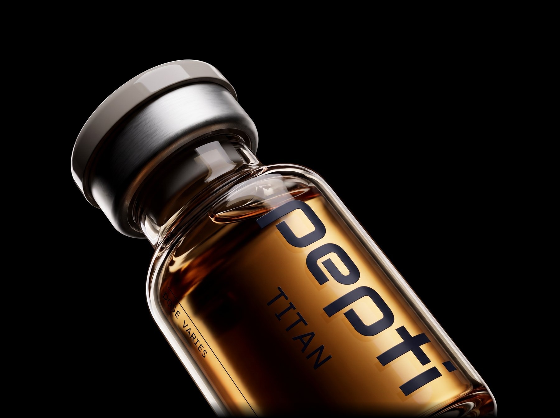 The pepti Titan blend vial