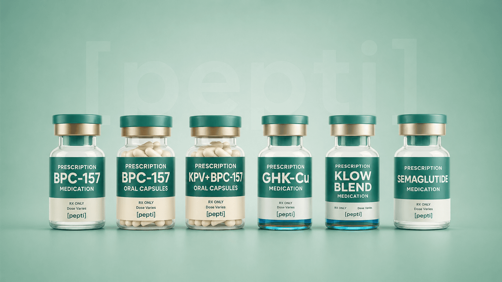 Pepti prescription peptide vials